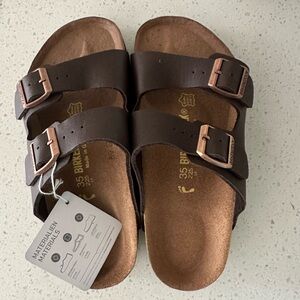 Birkenstock Brown Sandals with Adjustable Straps